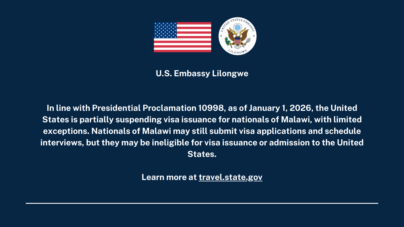 US Visa Processing for Malawians Shifts to Nairobi Amid Policy Updates